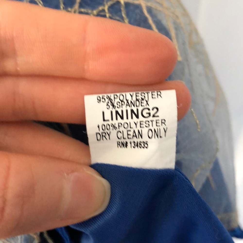 Minuet Blue A-Line Dress Size S - Picture 8 of 8